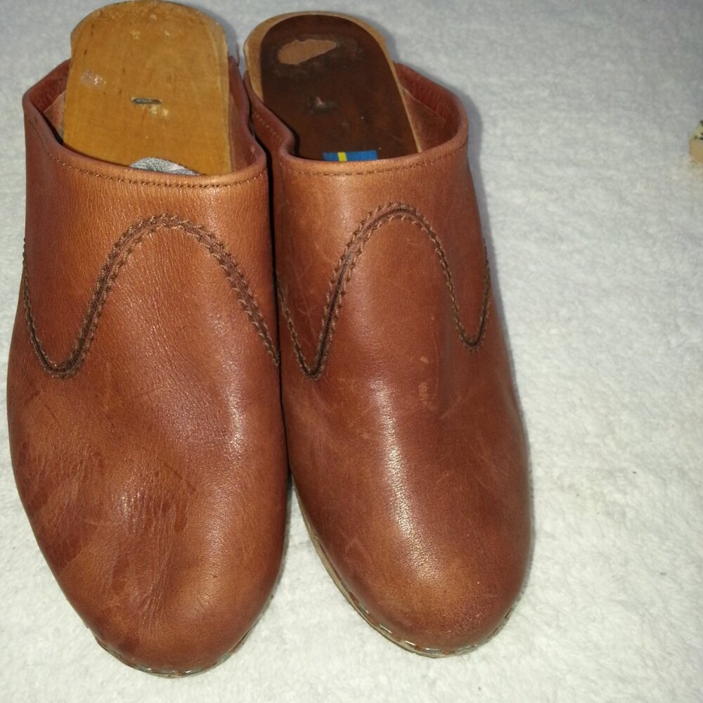 Vintage Swedish MIA Women's Clogs 1980s - Picture 6 of 14